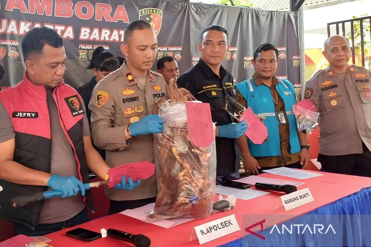 Pencuri kabel PLN di Jakarta Barat kembali melakukan aksinya lebih dari satu kali