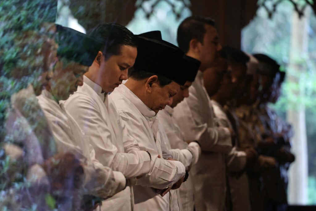 Prabowo Subianto Celebrates Eid al-Adha 1445 H at Nurul Wathan Mosque in Hambalang