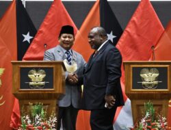 Prabowo Subianto and Papua New Guinea PM Sit Together, Discuss Bilateral Partnership