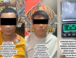 Dua Orang Ditangkap Polisi: Polisi Sita Sabu 25 Gram