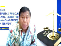 RUU KUHAP: Penjabaran Kendala oleh Ketua Kamar Pidana MA